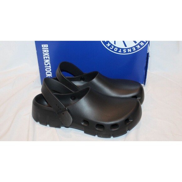 BIRKENSTOCK MEN\'S BIRKI FLOW EVA CLOGS BLACK NEW EU 45 REGULAR US 12 main image 7